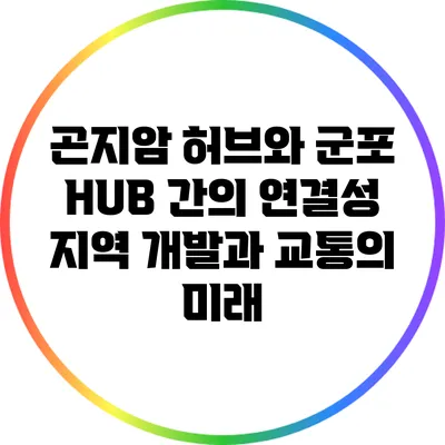 곤지암 허브와 군포 HUB 간의 연결성: 지역 개발과 교통의 미래