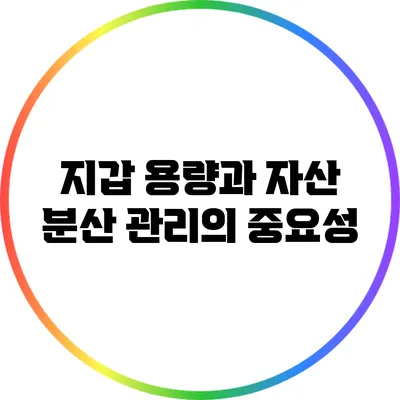 지갑 용량과 자산 분산 관리의 중요성