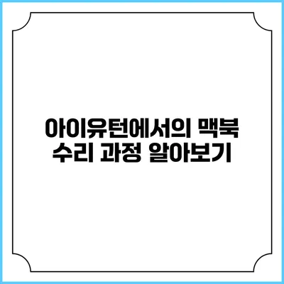 아이유턴에서의 맥북 수리 과정 알아보기